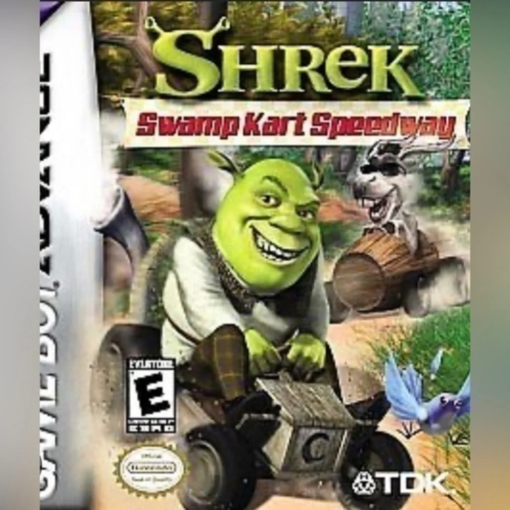 📚Nintendo Game Boy Advance Shrek Swamp Kart Speedway Cartridge